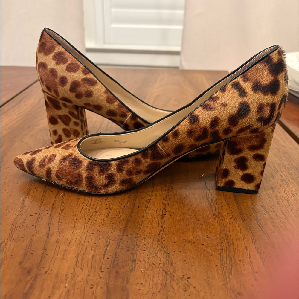 Marc Fisher Animal Print Block Heels